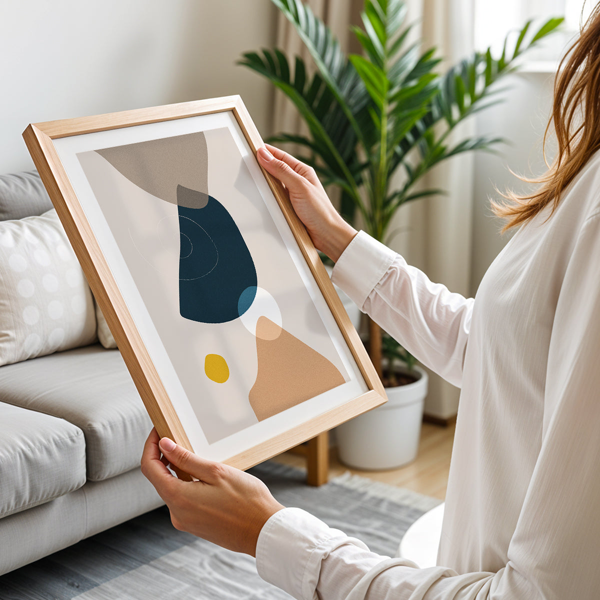 Minimal Abstract Wall Frame