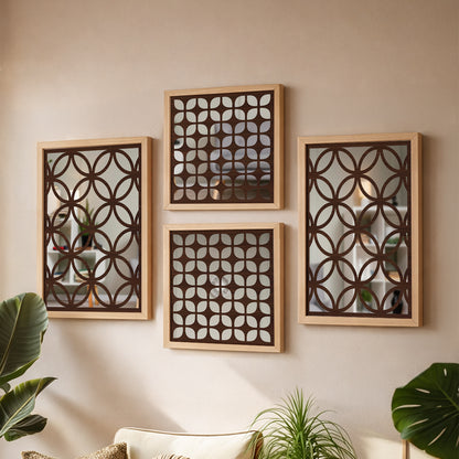 Circle Luxe Mirror Set of 4
