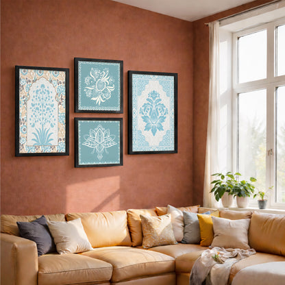 Azure Heritage Collection Set of 4