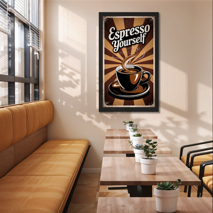 Coffee Vibes Wall Frame