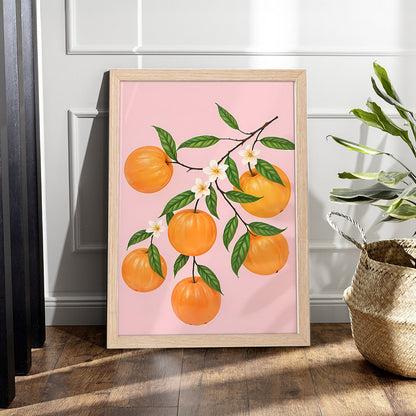 Citrus Branch Wall Frame