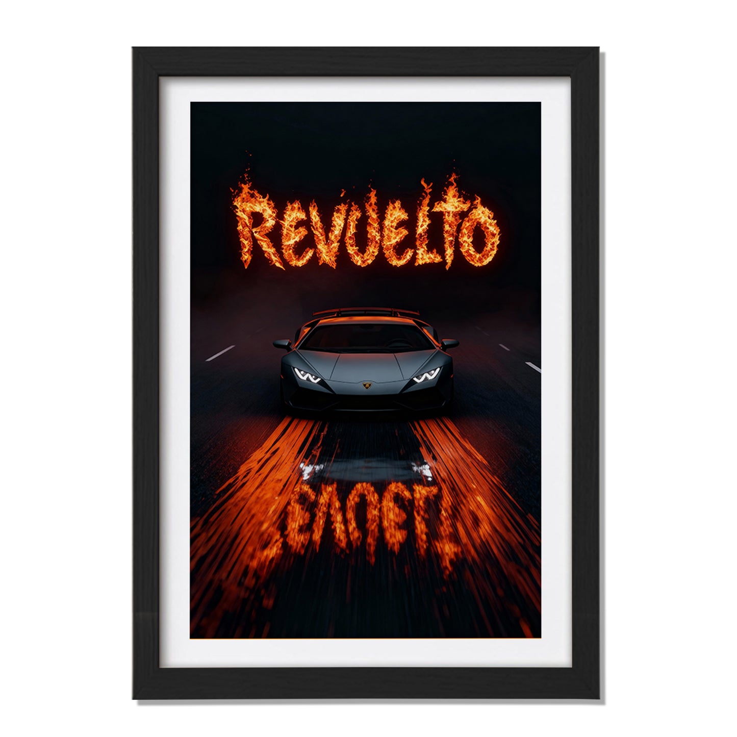 Lamborghini Revuelto Inferno Wall Frame