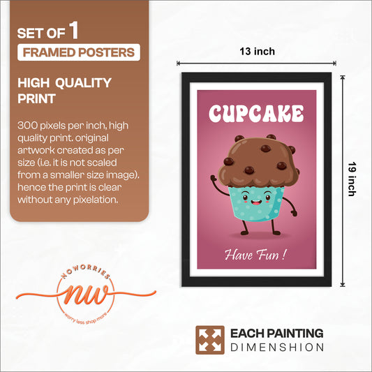Fun Cupcake Wall Frame