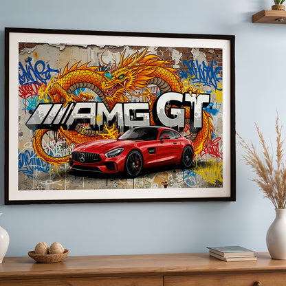AMG GT Street Dragon Wall Art