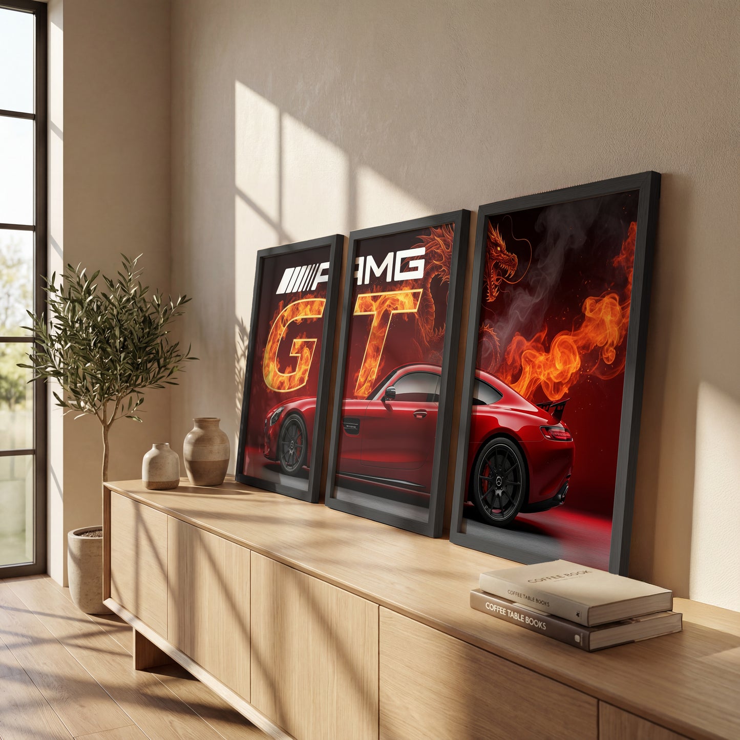 Dragon GT Wall Frame Set of 3