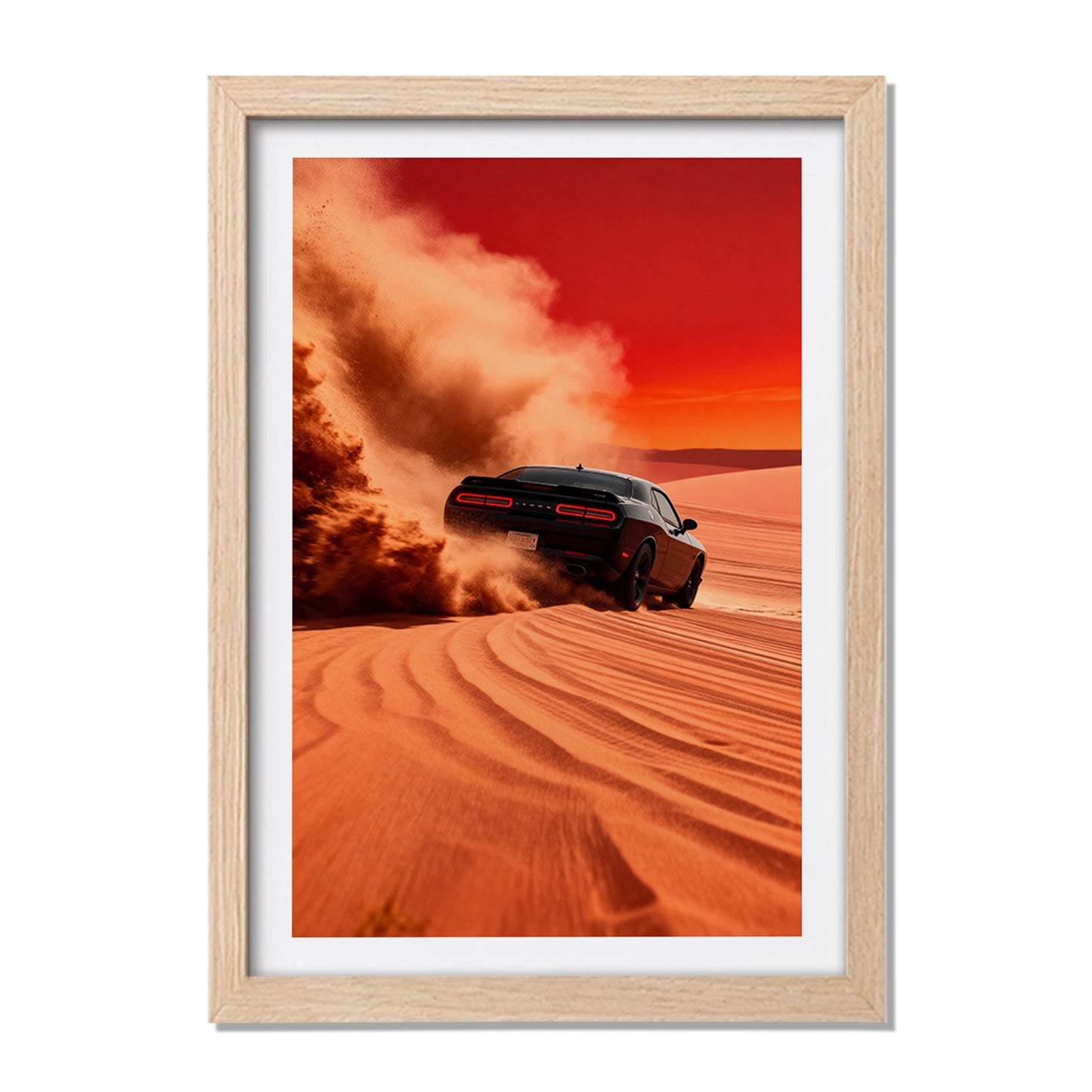 Dodge Challenger Sandstorm Drift Wall Frame