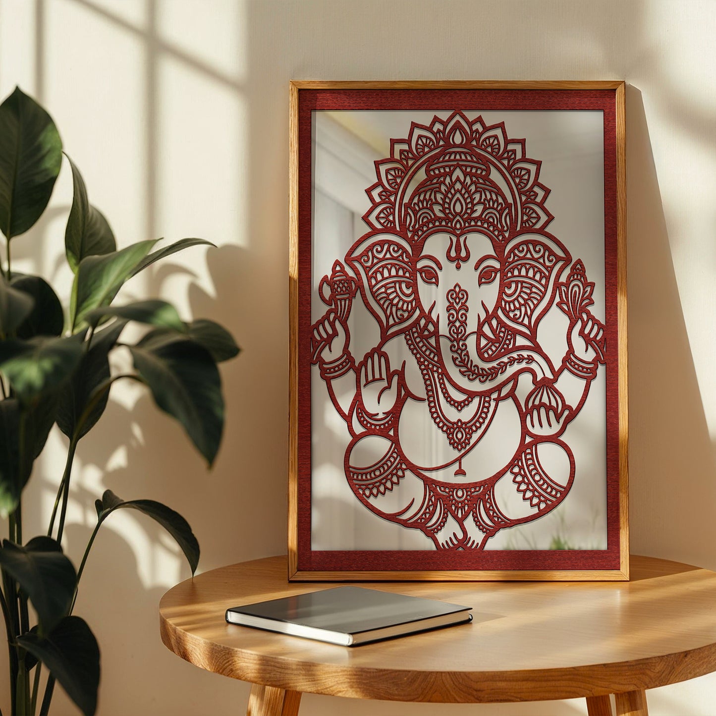 Vighnaharta Ganesha Lasser wall Art