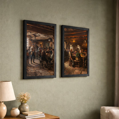 Rustic Tavern Art Set