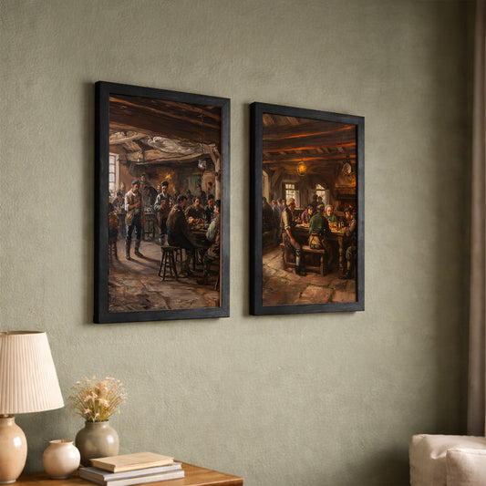 Rustic Tavern Art Set