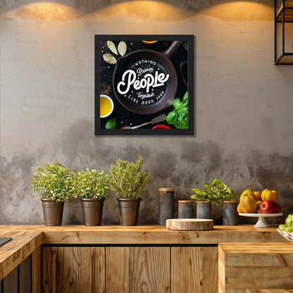 People & Food Art