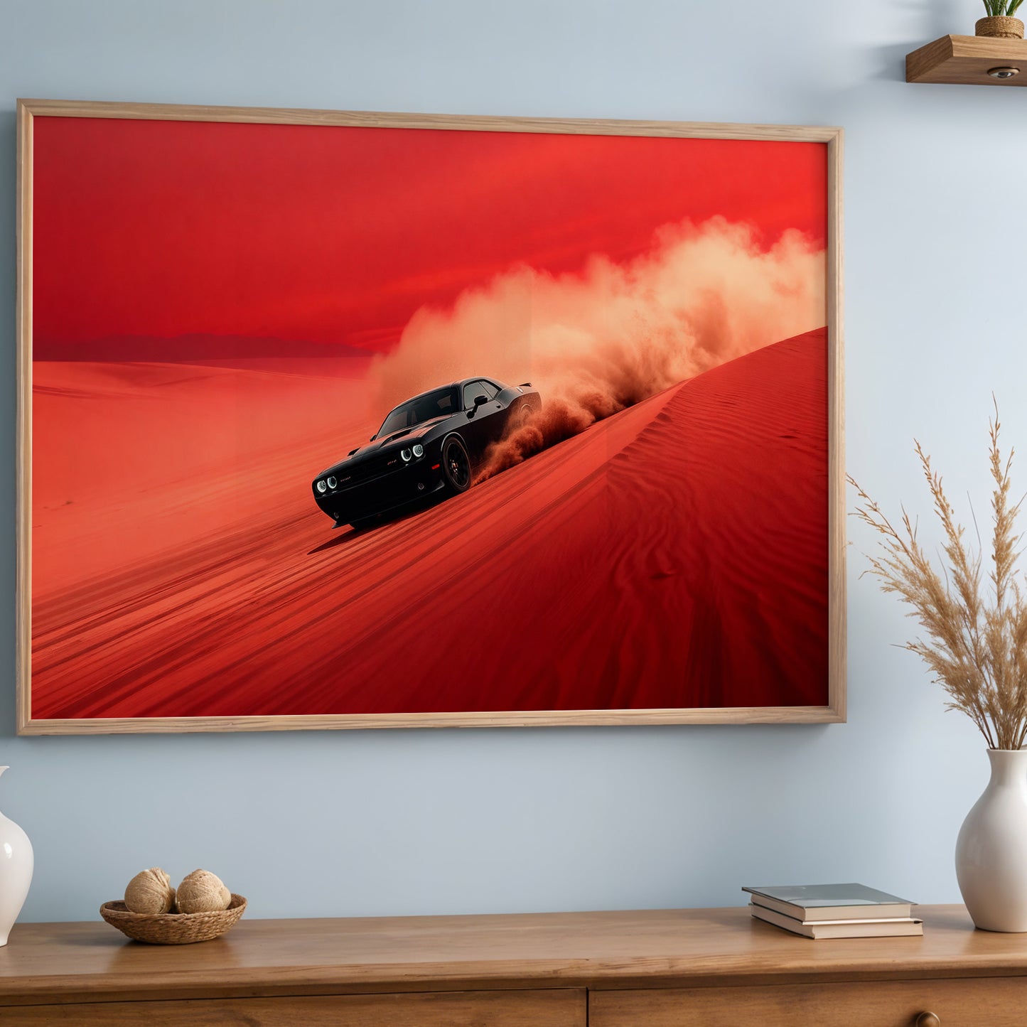 Dodge Challenger Sandstorm Wall Art
