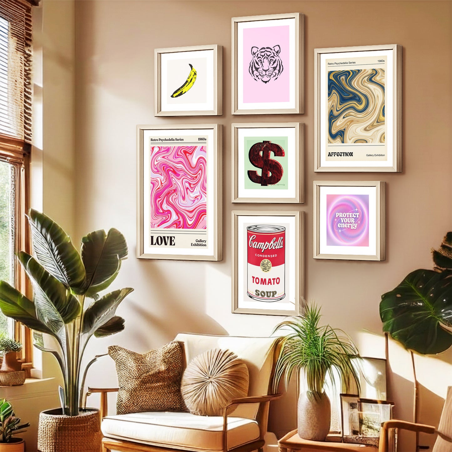 Creative Gallery Wall Set of 7