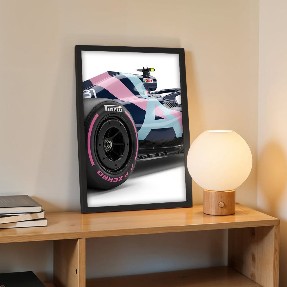 Alpine Formula One Wall Art
