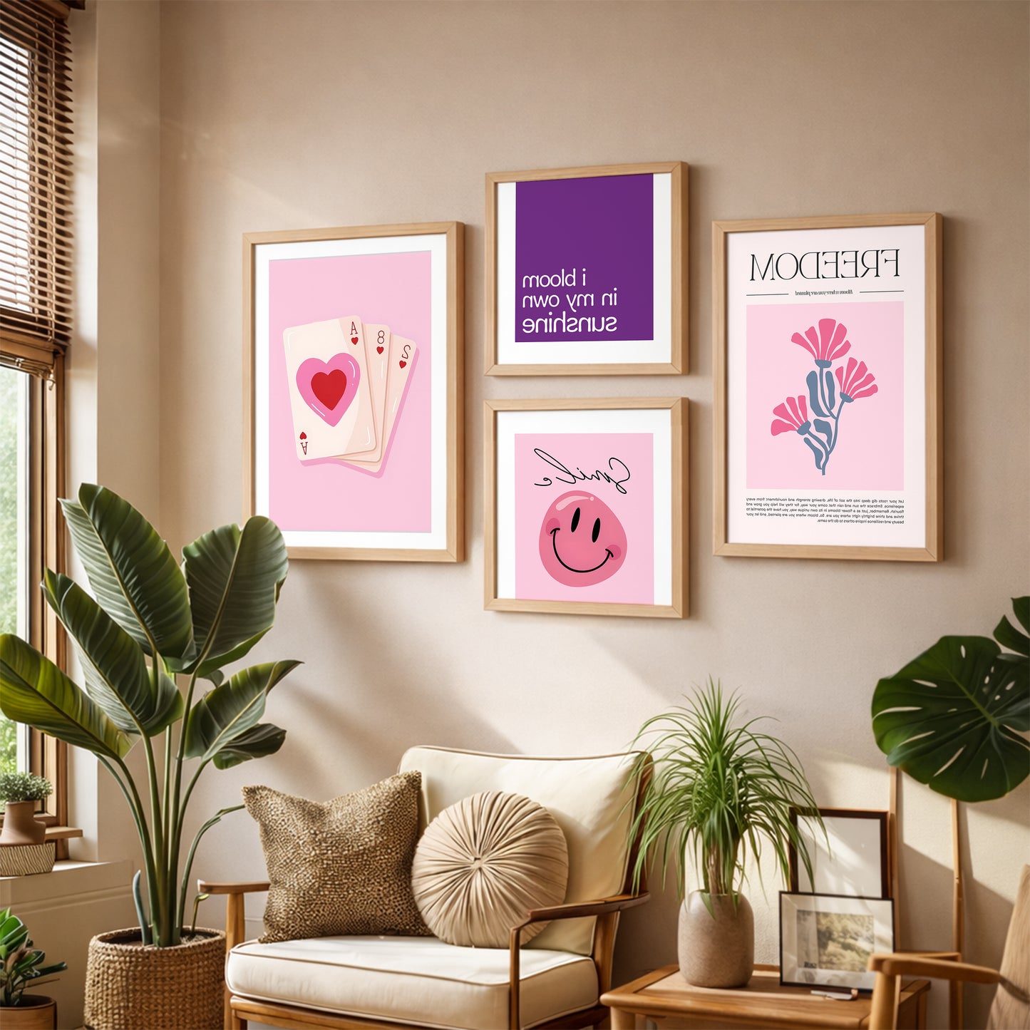 Blush Bliss Collection Set of 4