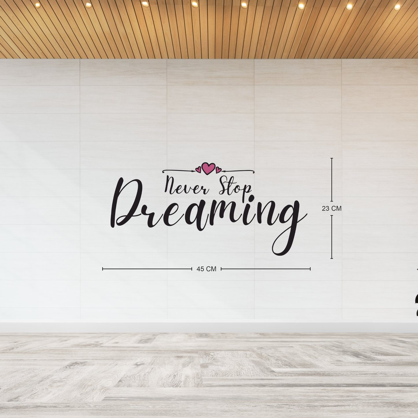 Never Stop Dreaming Wall Sticker
