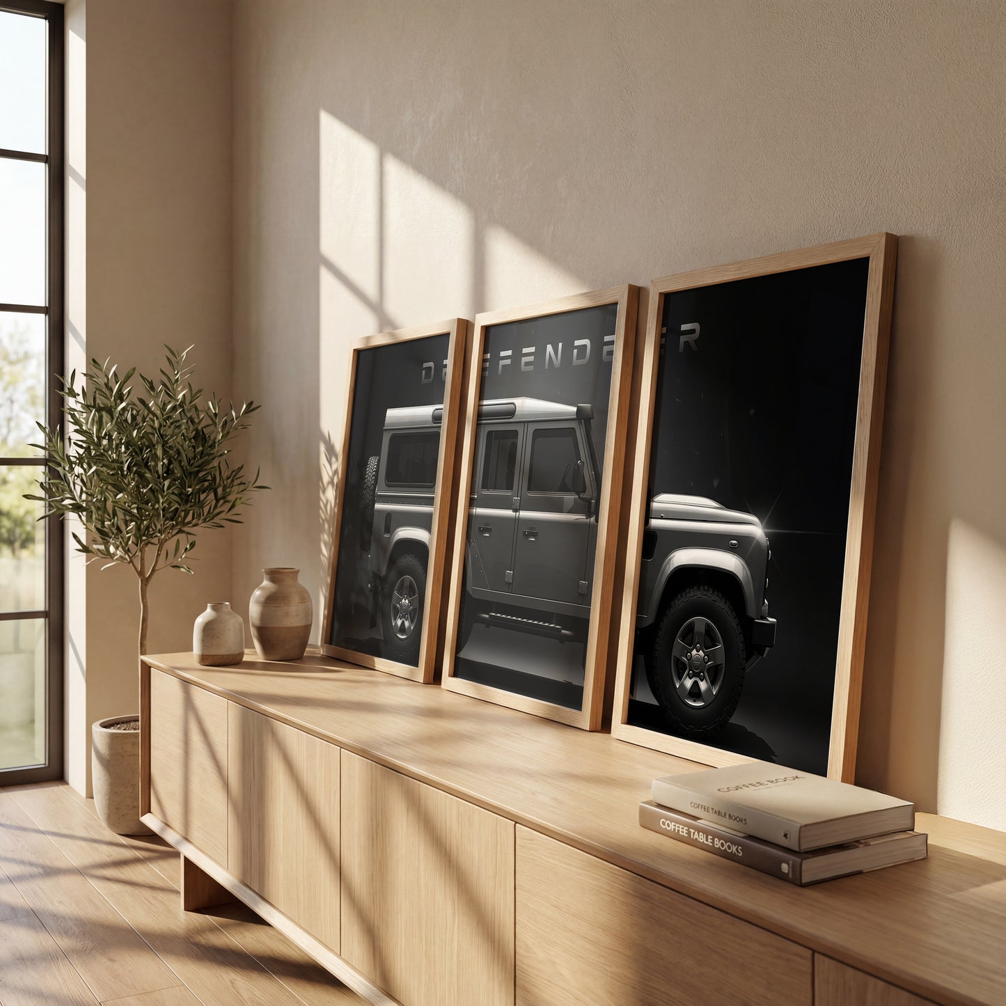 Defender Wall Frame Set of 3