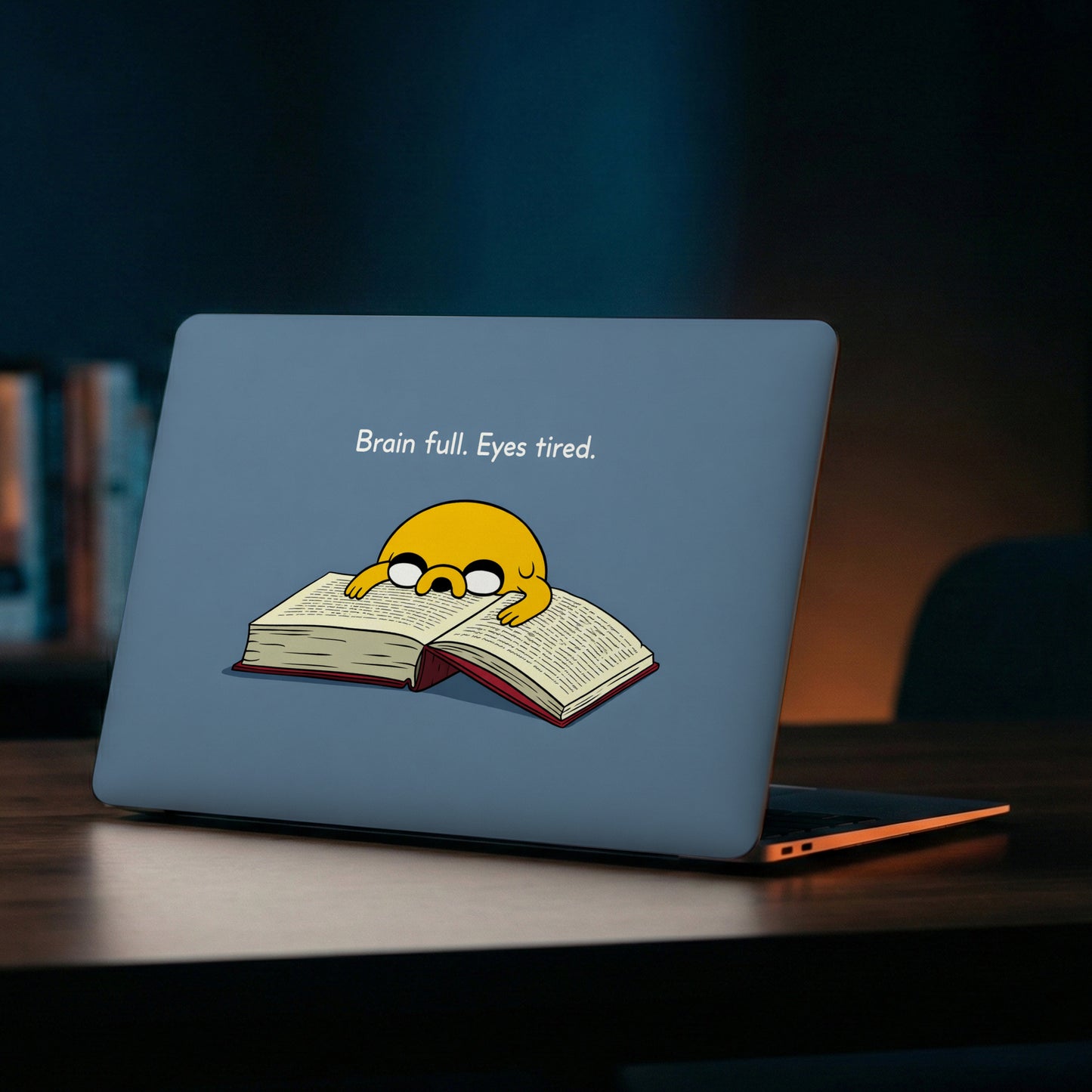 Brain Full Eyes Tired Aesthetic Laptop Skin