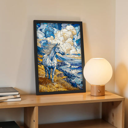 Coastal Majesty Horse Wall Art