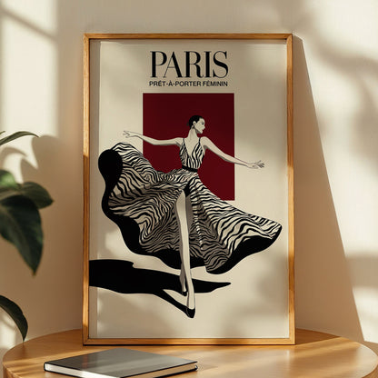 Paris Fashion Elegance Framed Wall Art