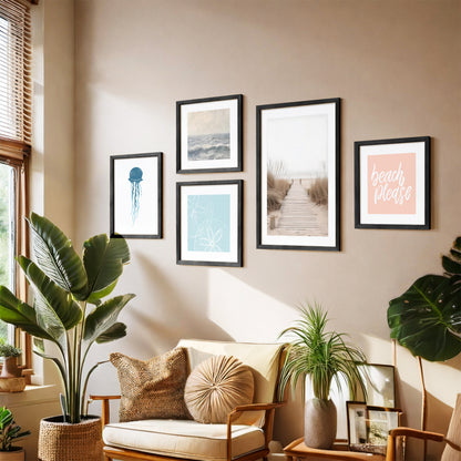 Beach Vibes Wall Set of 5