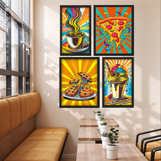 Pop Art Treats Wall Frame Set