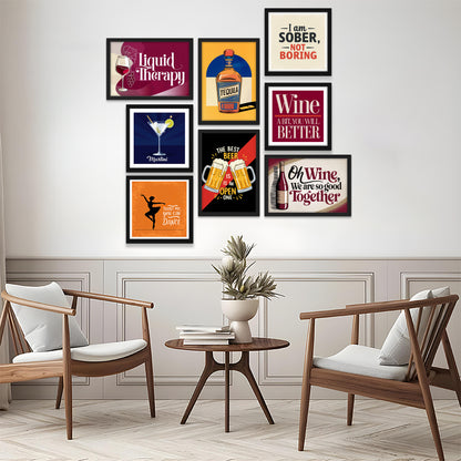 AM to PM Bar & Drink Wall Art Set (Copy)
