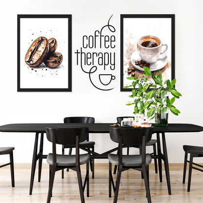 Vintage Food Quote Wall Art Set