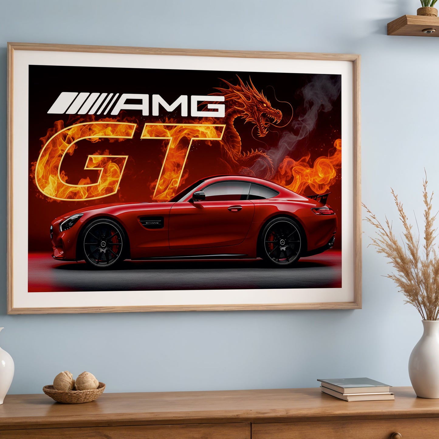 AMG GT Blazing Dragon Poster