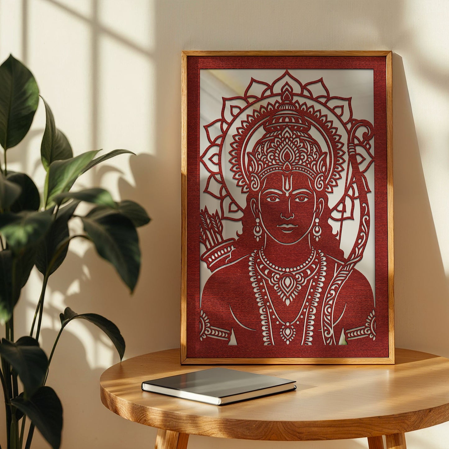 Lord Ram Lasser Wall Art