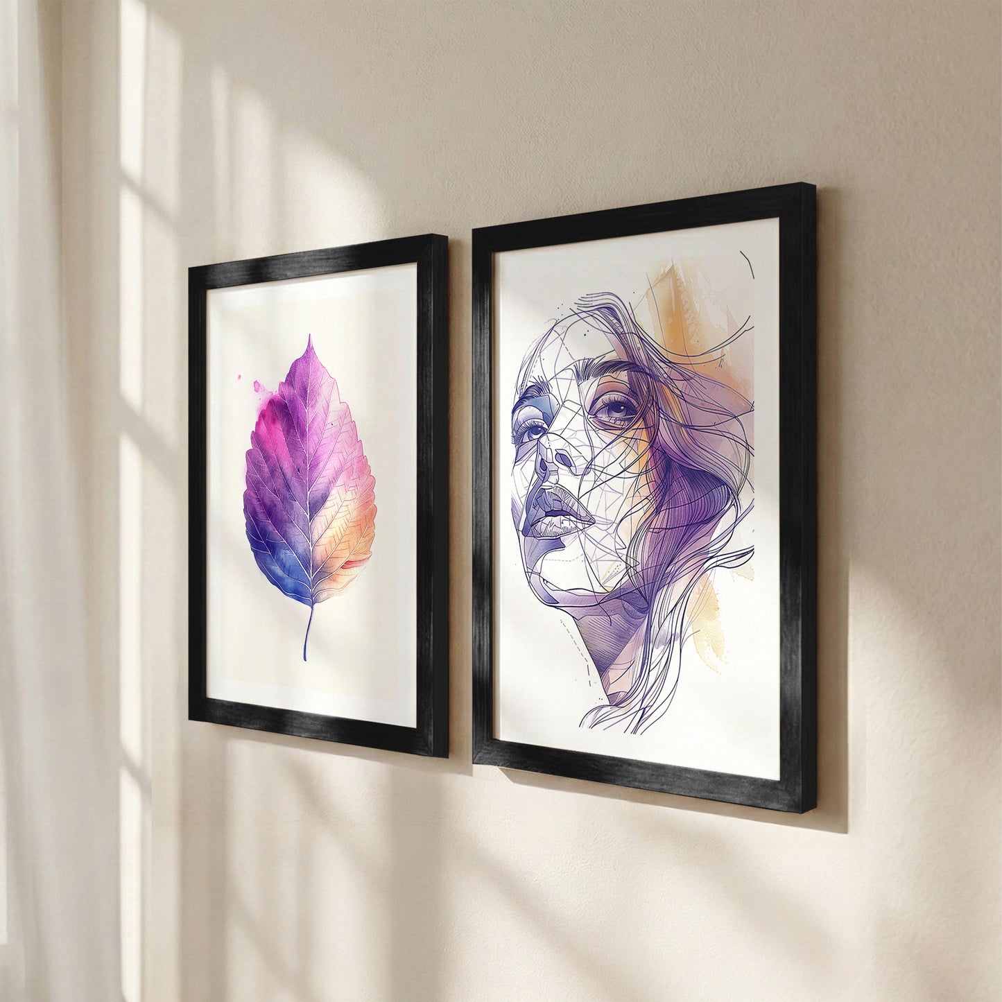 Violet Muse Wall Art Set
