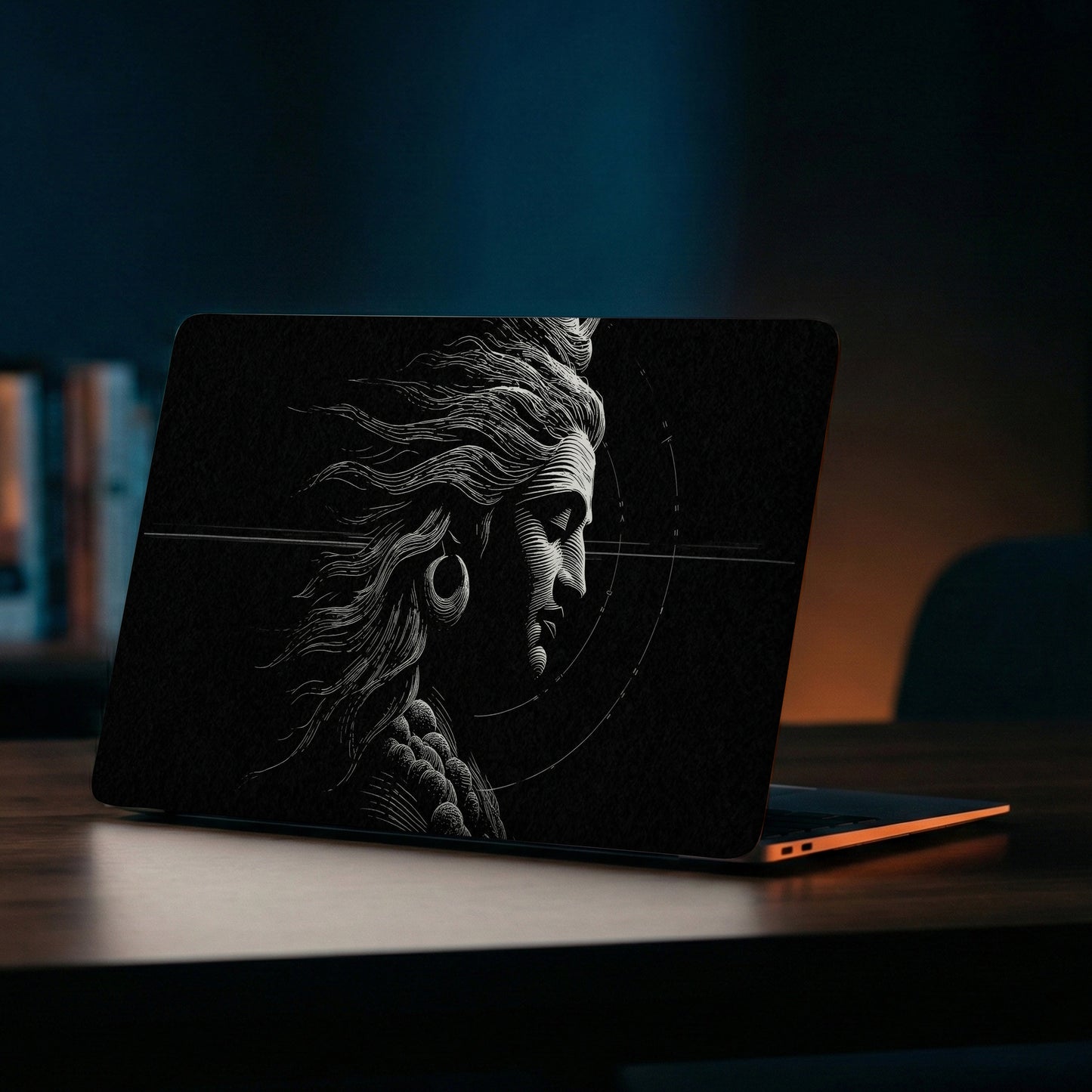 Divine Mahakal Artistic Graphic Laptop Skin