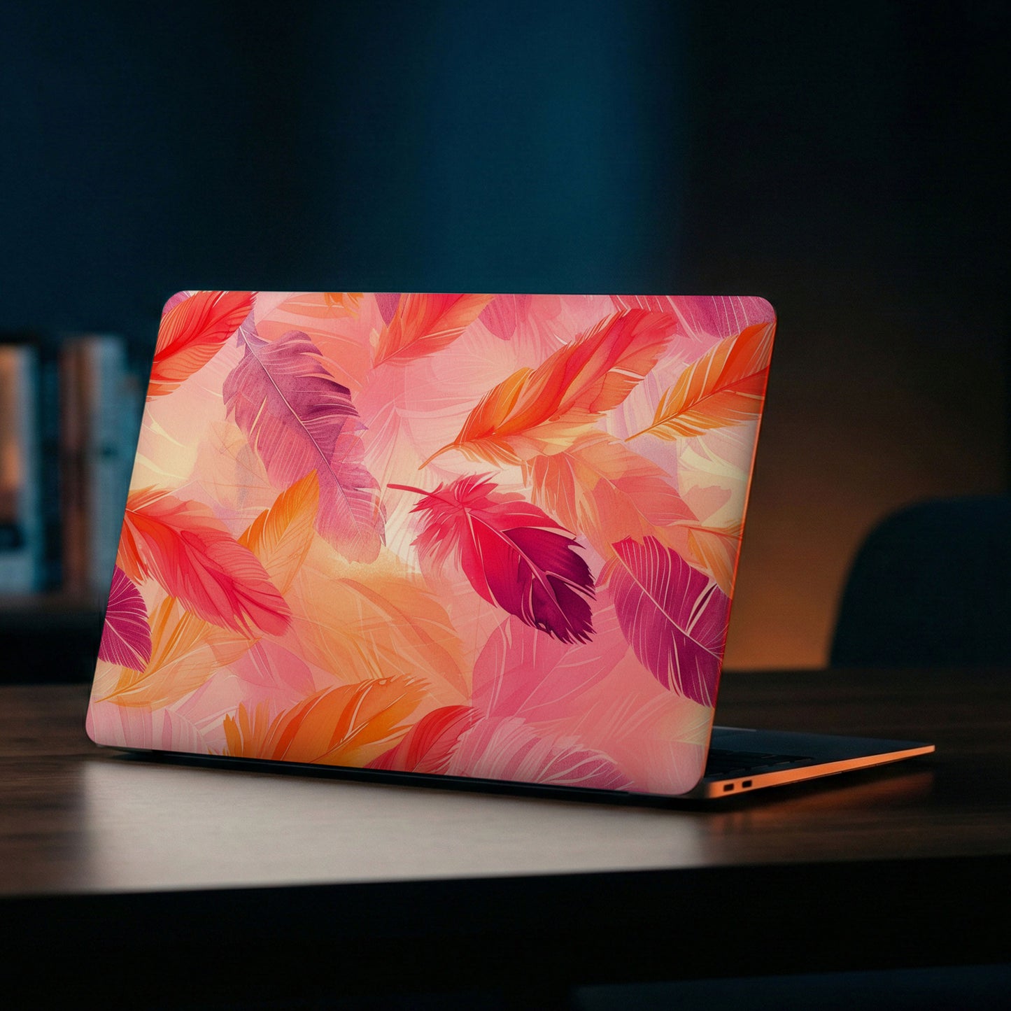 Boho Feathers Aesthetic Laptop Skin