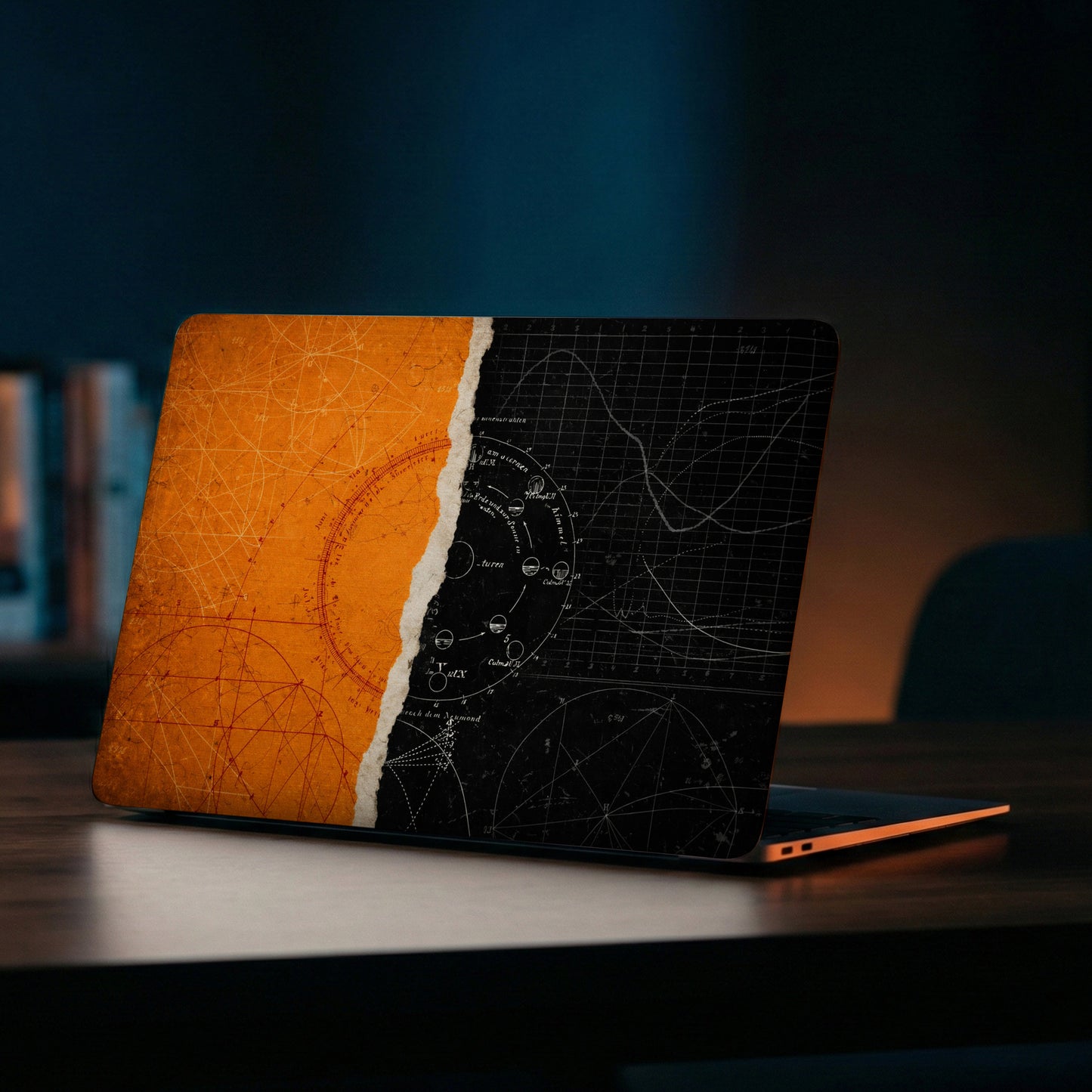 Psychedelic Rainbow Minimalist Laptop Skin