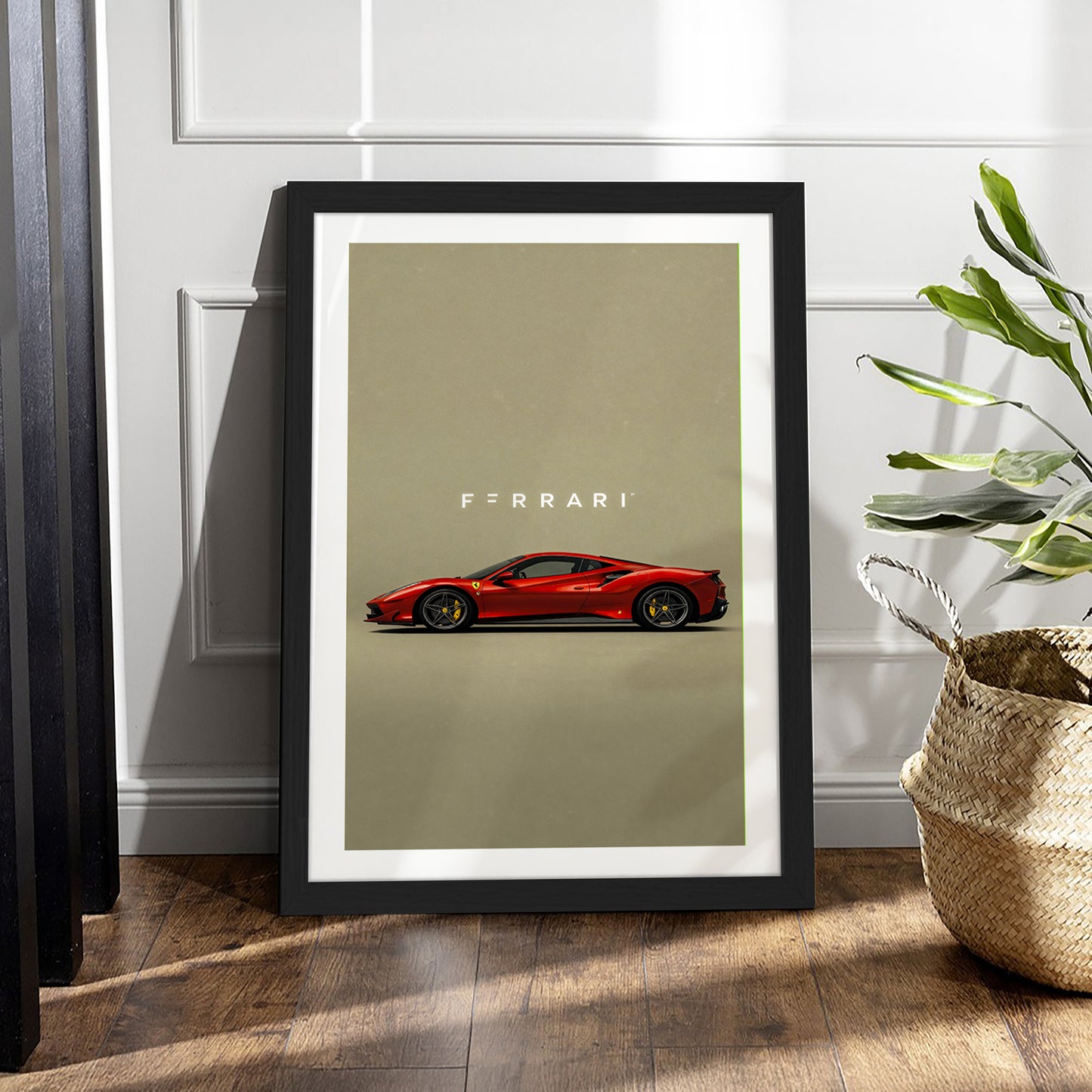 Ferrari Side Profile Wall Frame