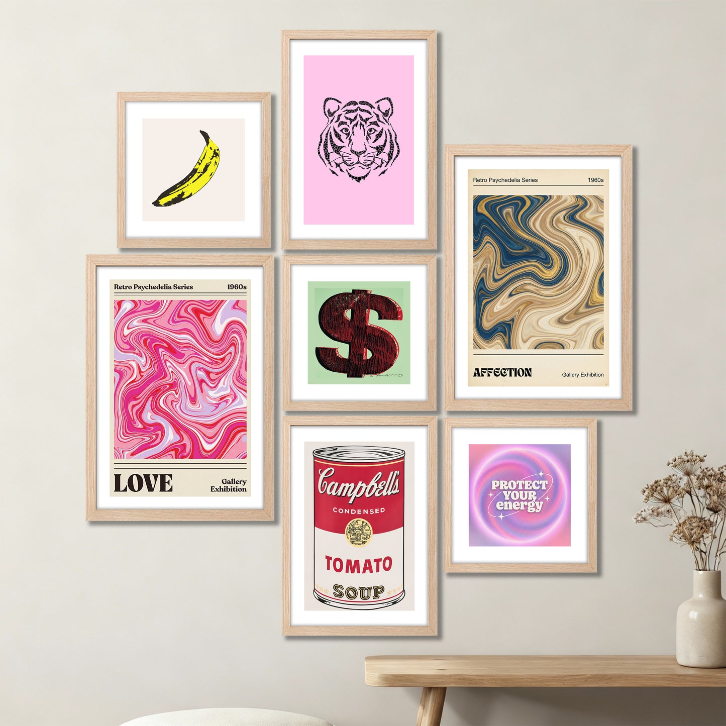 Creative Gallery Wall Set of 7