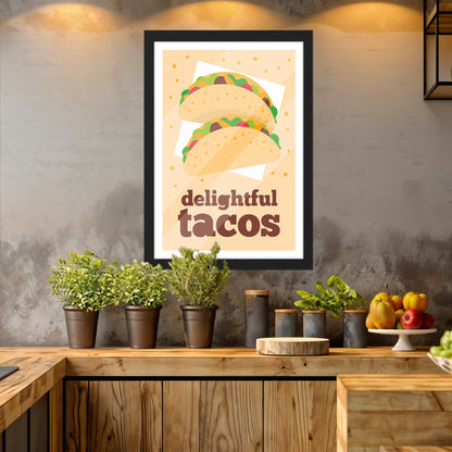 Tasty Tacos Wall Frame