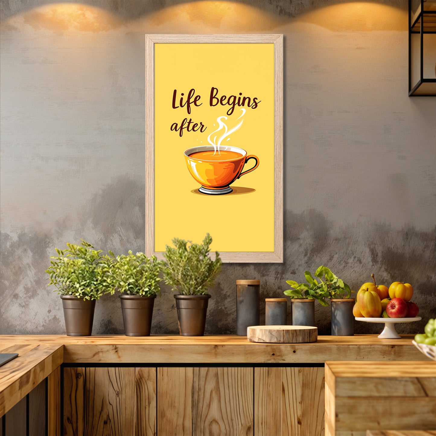 Tea Quote Wall Art