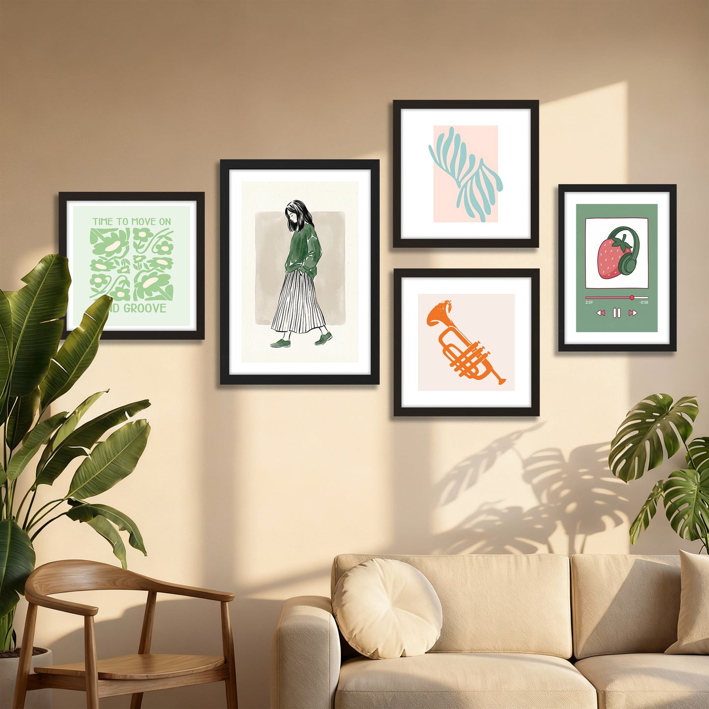 Nordic Wall Decor Set of 5