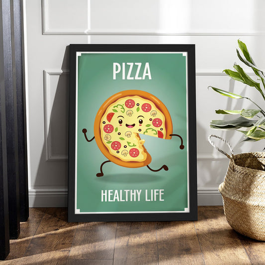 Pizza Run Wall Frame