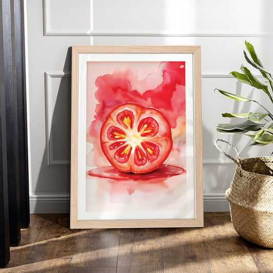 Tomato Burst Wall Frame