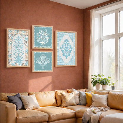 Azure Heritage Collection Set of 4