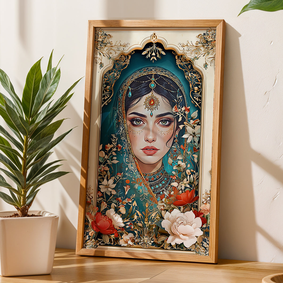 Royal Maiden Wall Frame