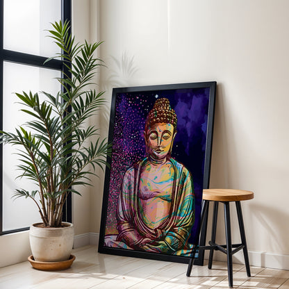 Colorful Buddha Frame