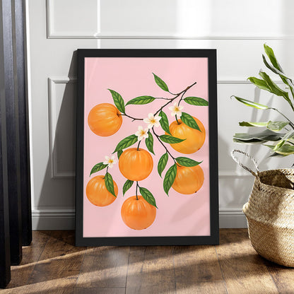 Citrus Branch Wall Frame