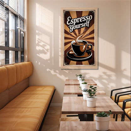 Coffee Vibes Wall Frame