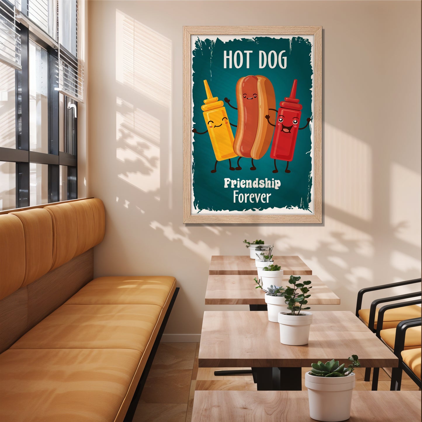 Hotdog Crew Wall Frame