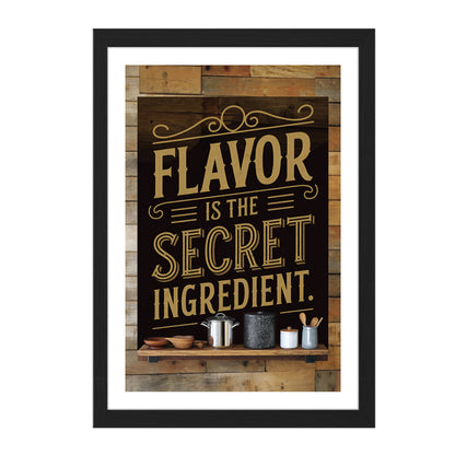 Secret Ingredient Wall Frame