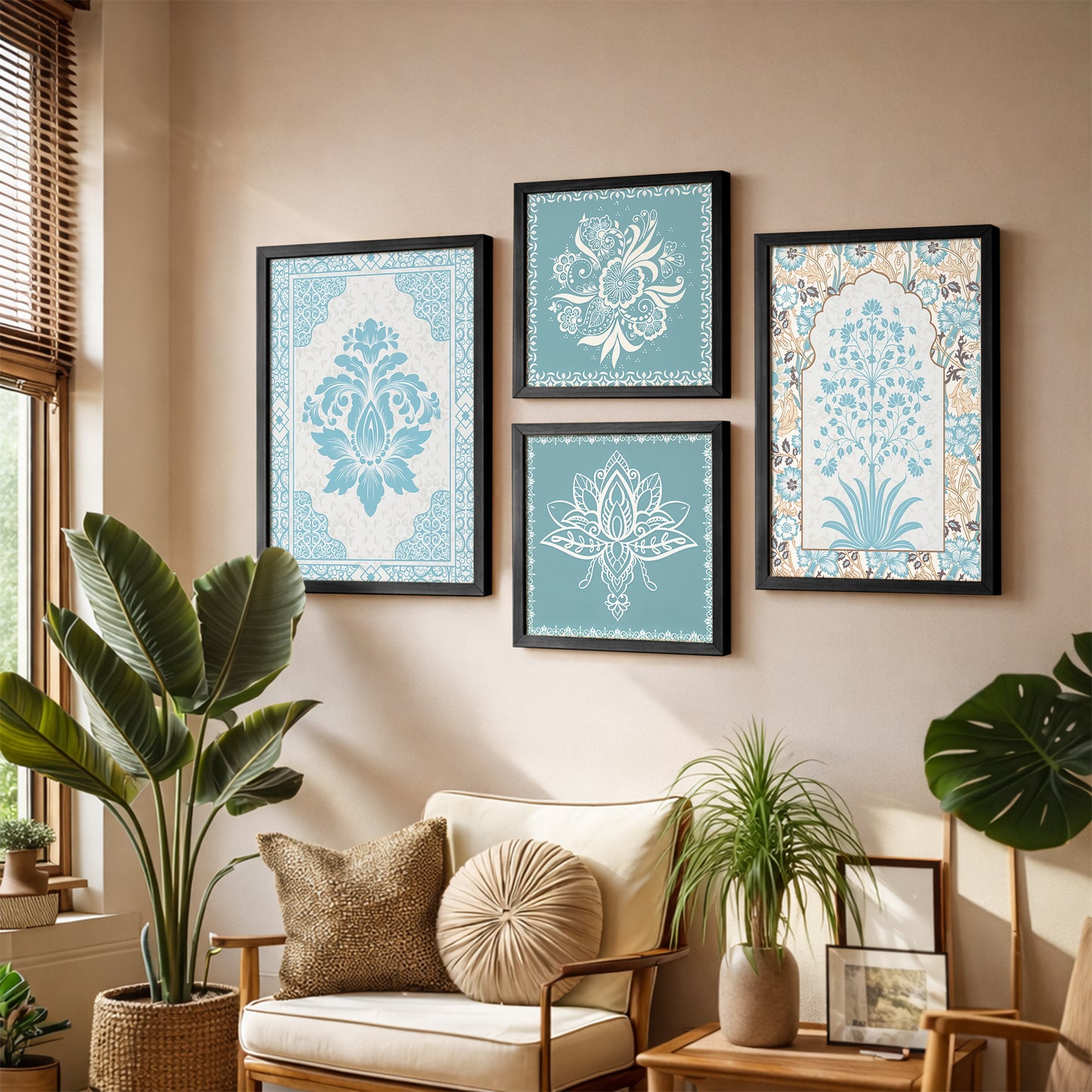 Azure Heritage Collection Set of 4