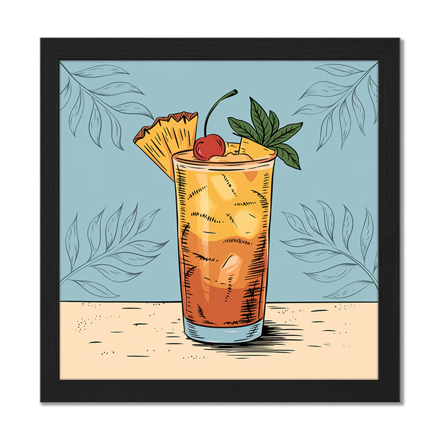 Tropical Drink Art
