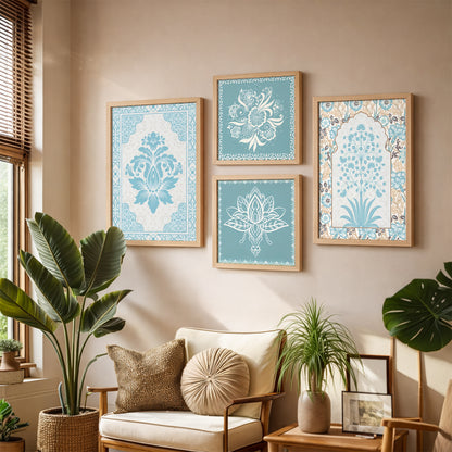 Azure Heritage Collection Set of 4